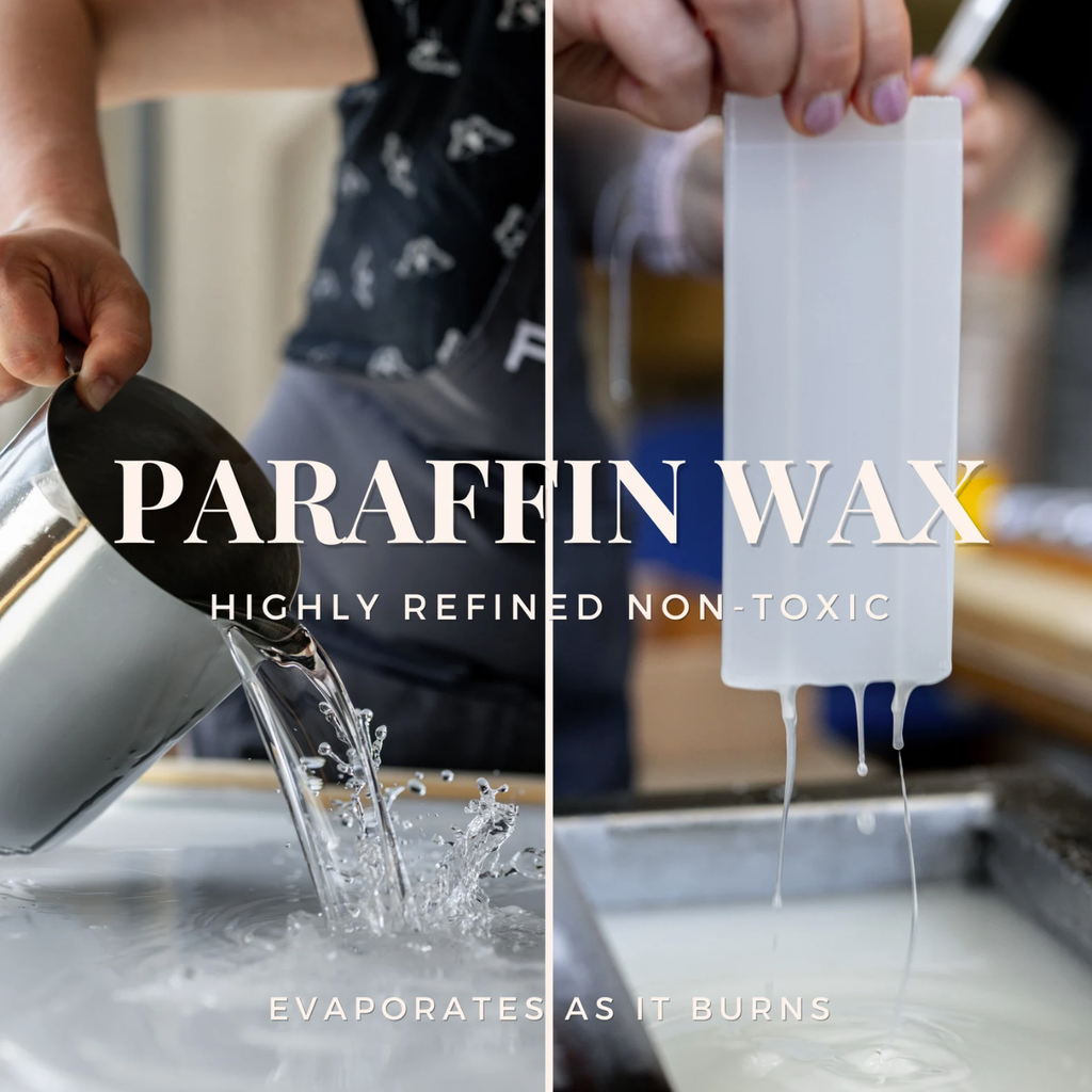 Flat Hand-Crafted 6" Candle - Watercolor Florals Birthday