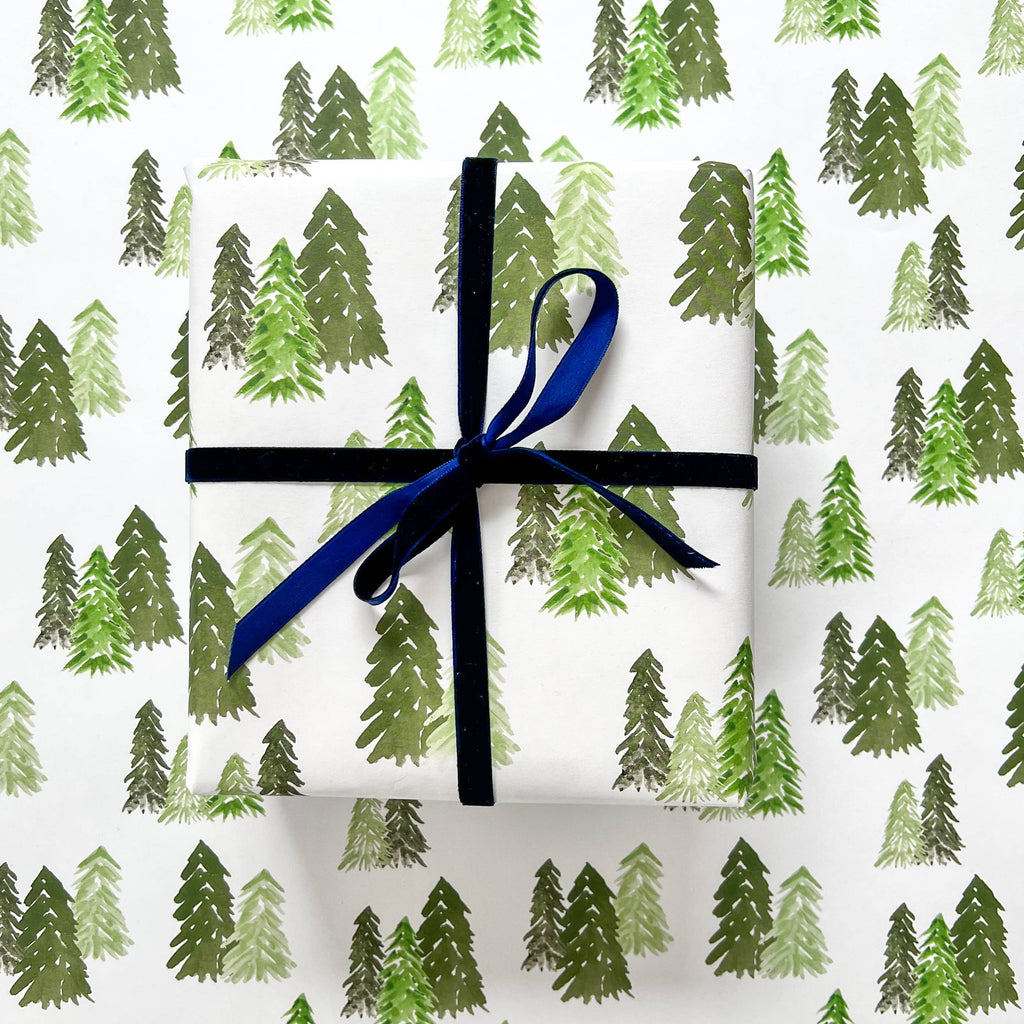 Forest Trees Gift Wrap