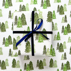 Forest Trees Gift Wrap
