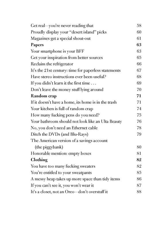 Tidy the F*ck Up by Messie Condo: Paper Over Board; 192 pages / English
