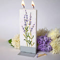 Flat Handmade Candle - Lavendar Sprigs