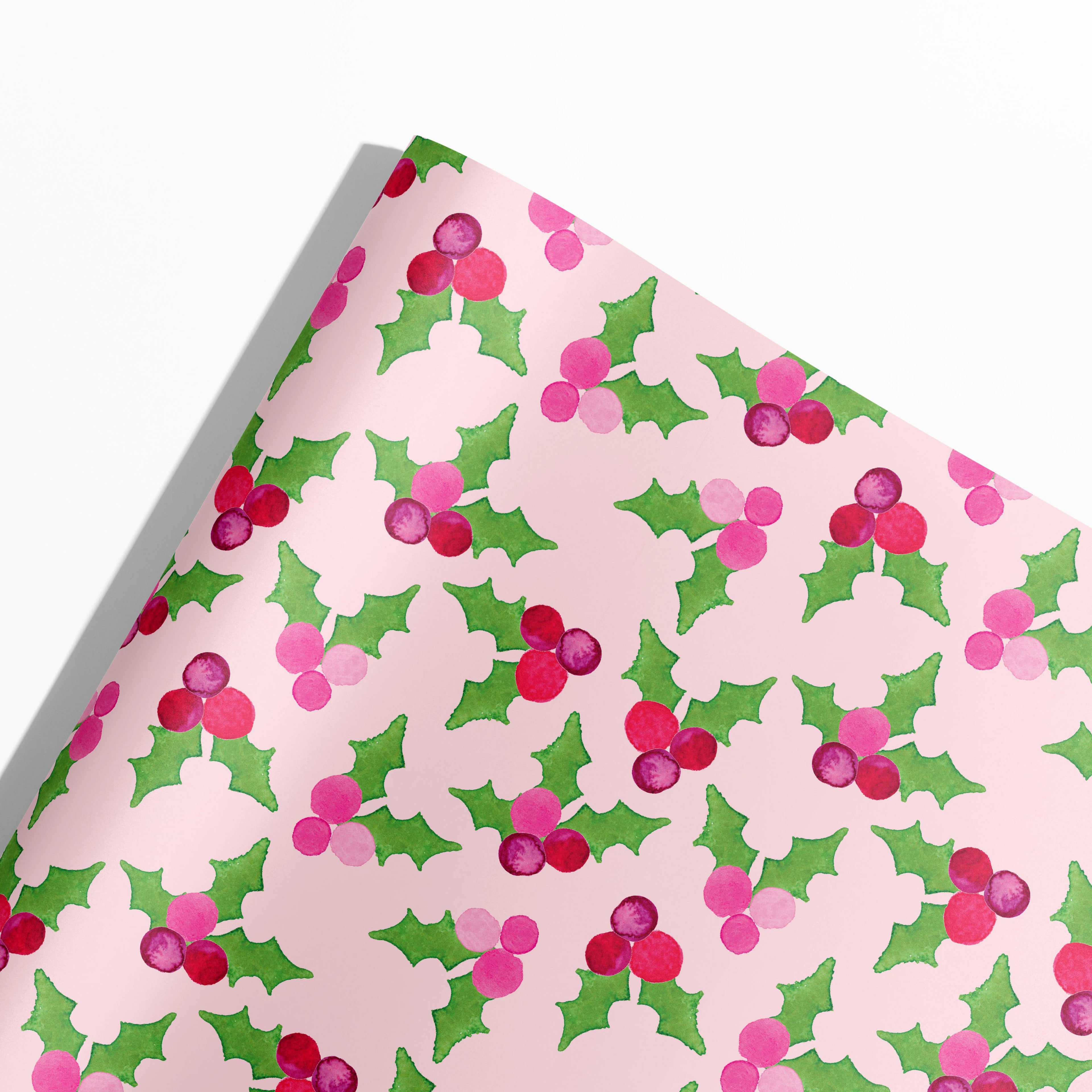 Pink Christmas Gift Wrap