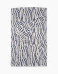 Stripe Funk Grounds Blue Tea Towel