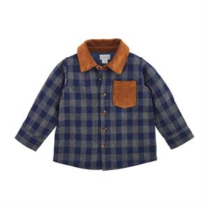 Boys Checkered Shacket (2T-3T)
