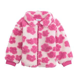 Flower Sherpa Jacket