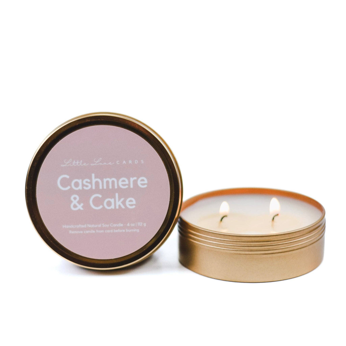 Happy Birthday Card With Gift Inside (Cashmere & Cake Scented Candle)