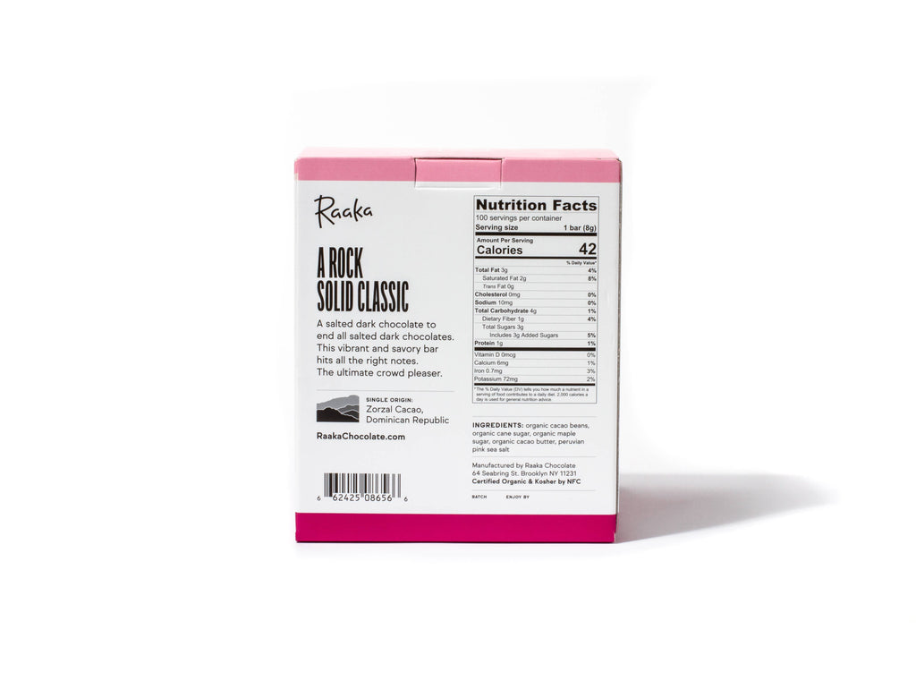71% Pink Sea Salt Mini Chocolate Bars $1 Per