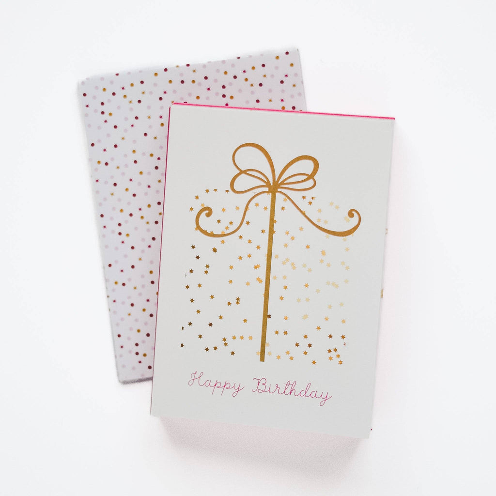 Happy Birthday Card With Gift Inside (Cashmere & Cake Scented Candle)