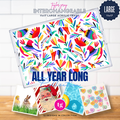 Interchangeable Tray Inserts - All Year Long Set of 12