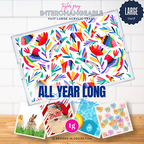 Interchangeable Tray Inserts - All Year Long Set of 12