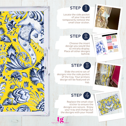 Interchangeable Tray Inserts - All Year Long Set of 12