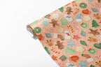 Christmas Cookies - Holiday Wrapping Paper - 3 Sheet Roll