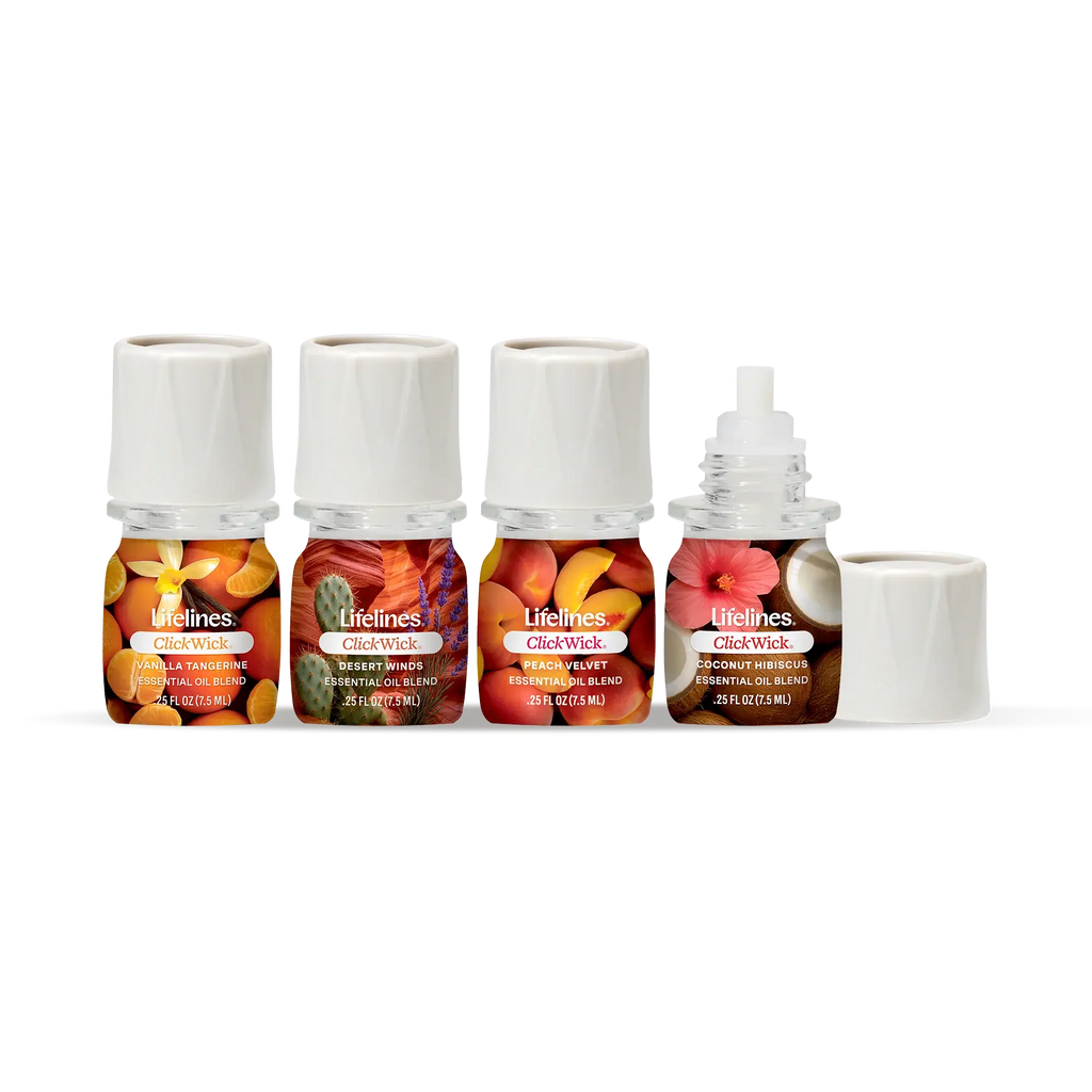 ClickWick  Sun Kissed Essential Oils  Refills 4 PK