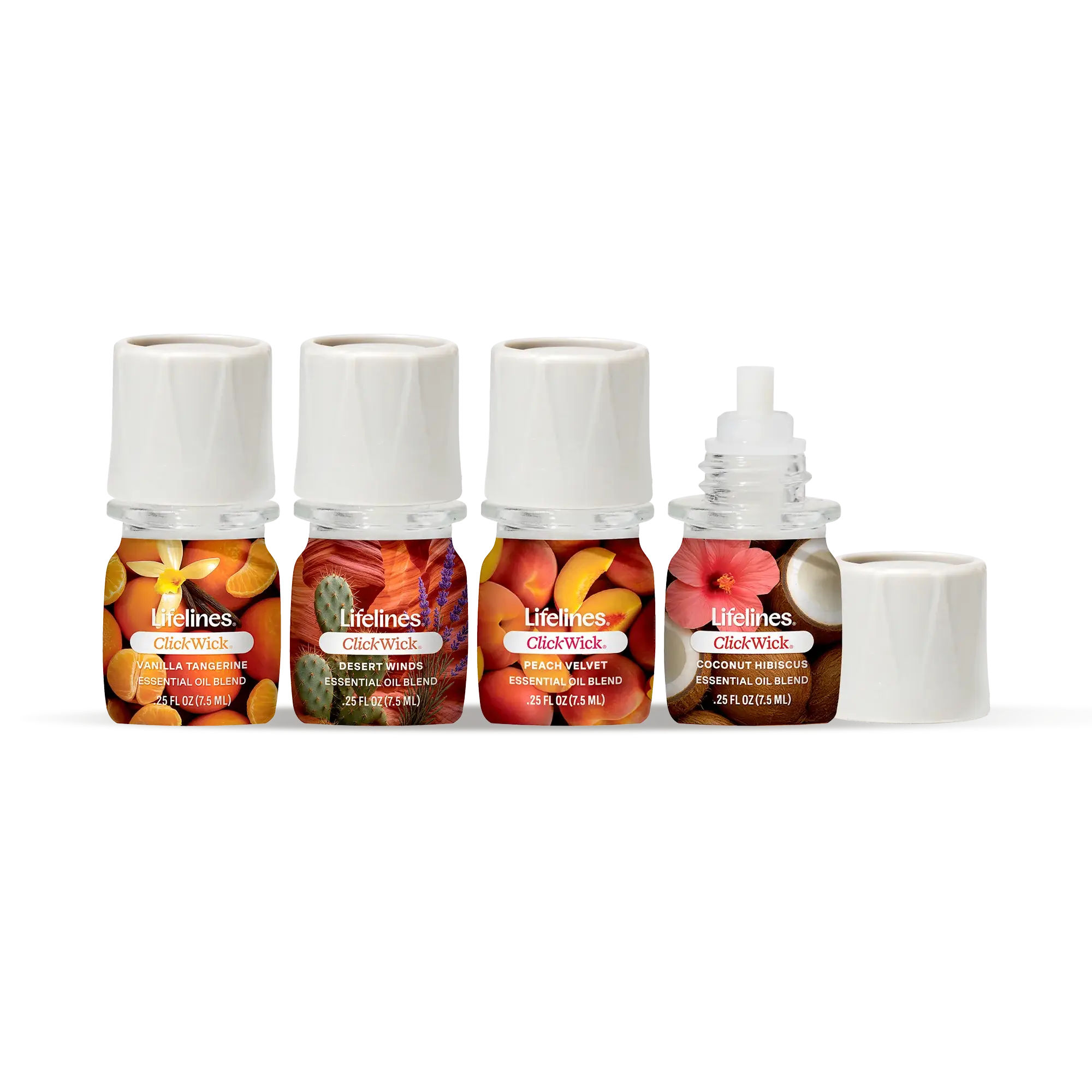 ClickWick  Sun Kissed Essential Oils  Refills 4 PK