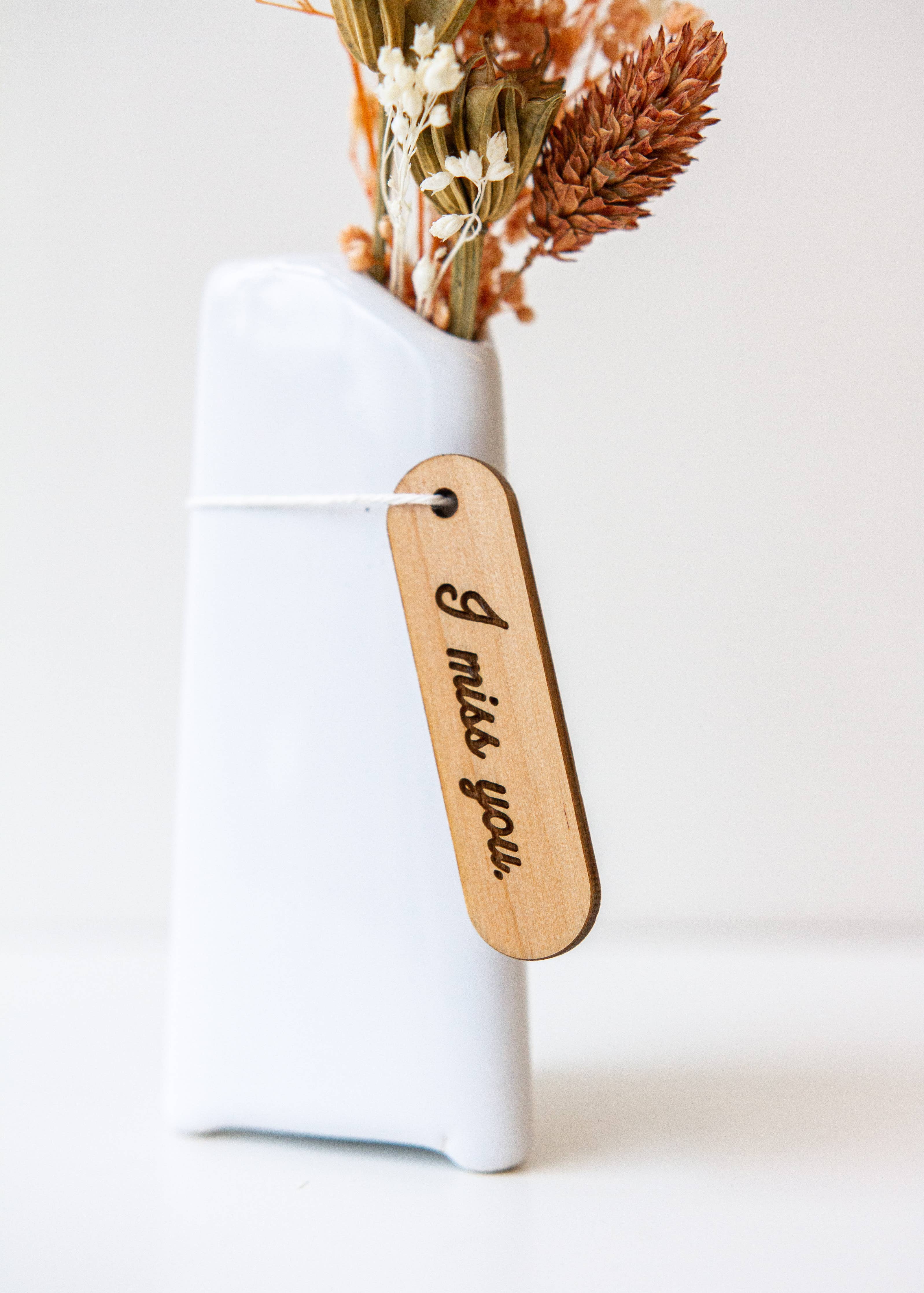 Wood Mini Gift Tag with Loop: Assorted Gift Tags