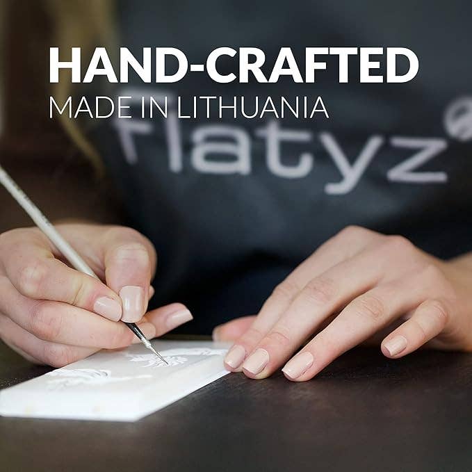 Flat Hand-Crafted 6" Candle - Watercolor Florals Birthday