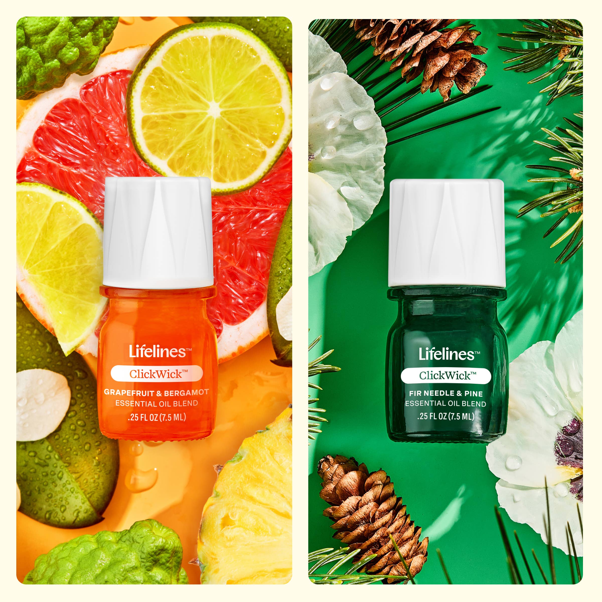 ClickWick™  Essential Oils Refills  4-pk Original Scents