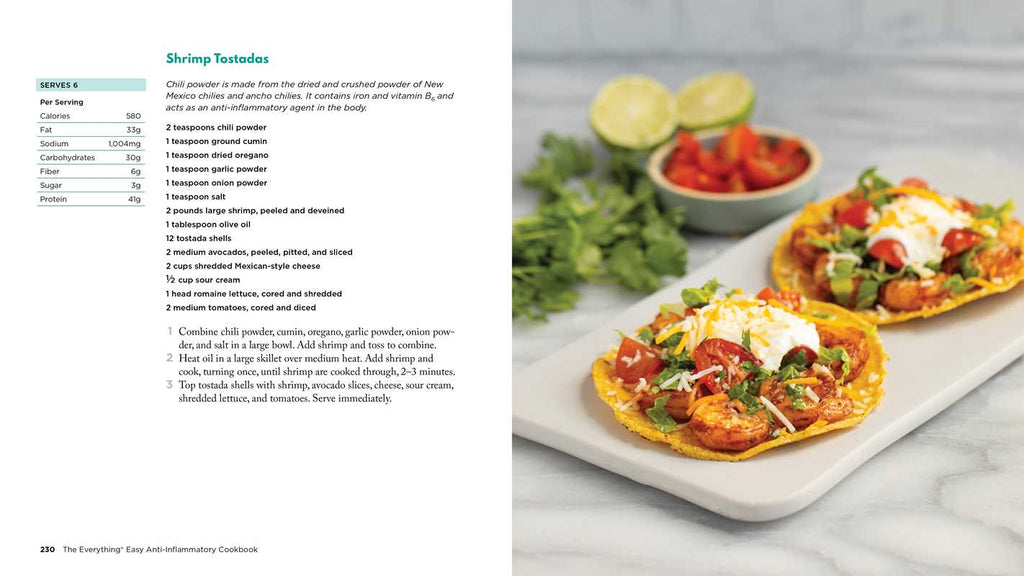 Everything Easy Anti-Inflammatory Cookbook by Emily Weeks: Paperback; 272 pages / English