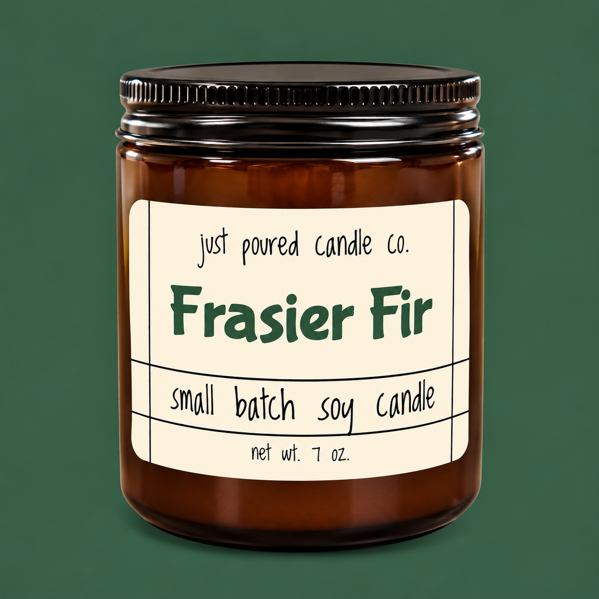Just Poured Candle Co. - 7oz Small Batch Soy Candles