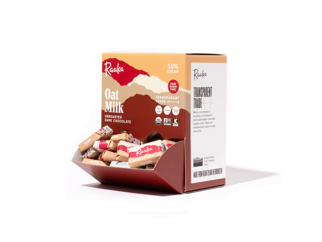 58% Oat Milk Mini Chocolate Bars - $1 Per