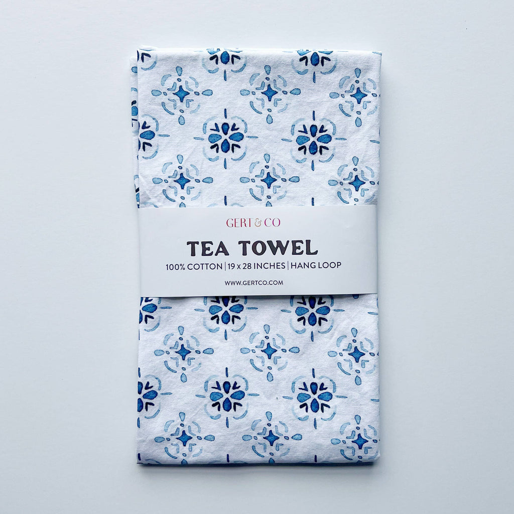 Blue & White Kitchen -  Tea Towel