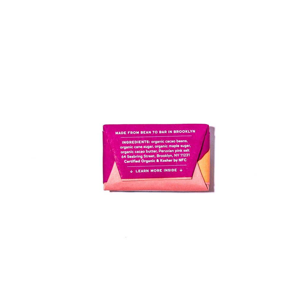 71% Pink Sea Salt Mini Chocolate Bars $1 Per