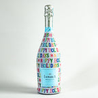 Bottle Wrap Happy Holidays - Prosecco Collection