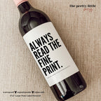 Baby Announcement Wine Label