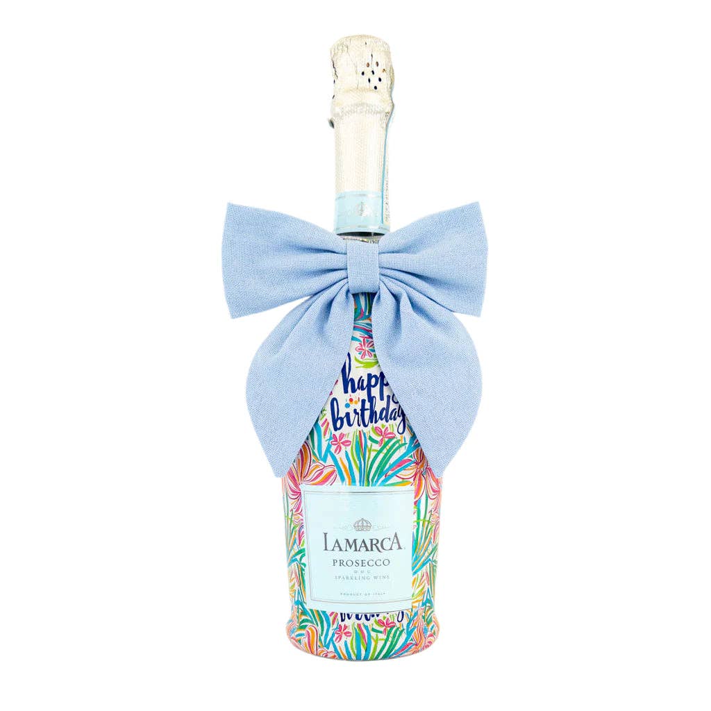 Bottle Wrap Happy Birthday Floral - Prosecco Collection