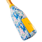 Bottle Wrap Preppy Bride and Groom - Champagne Collection