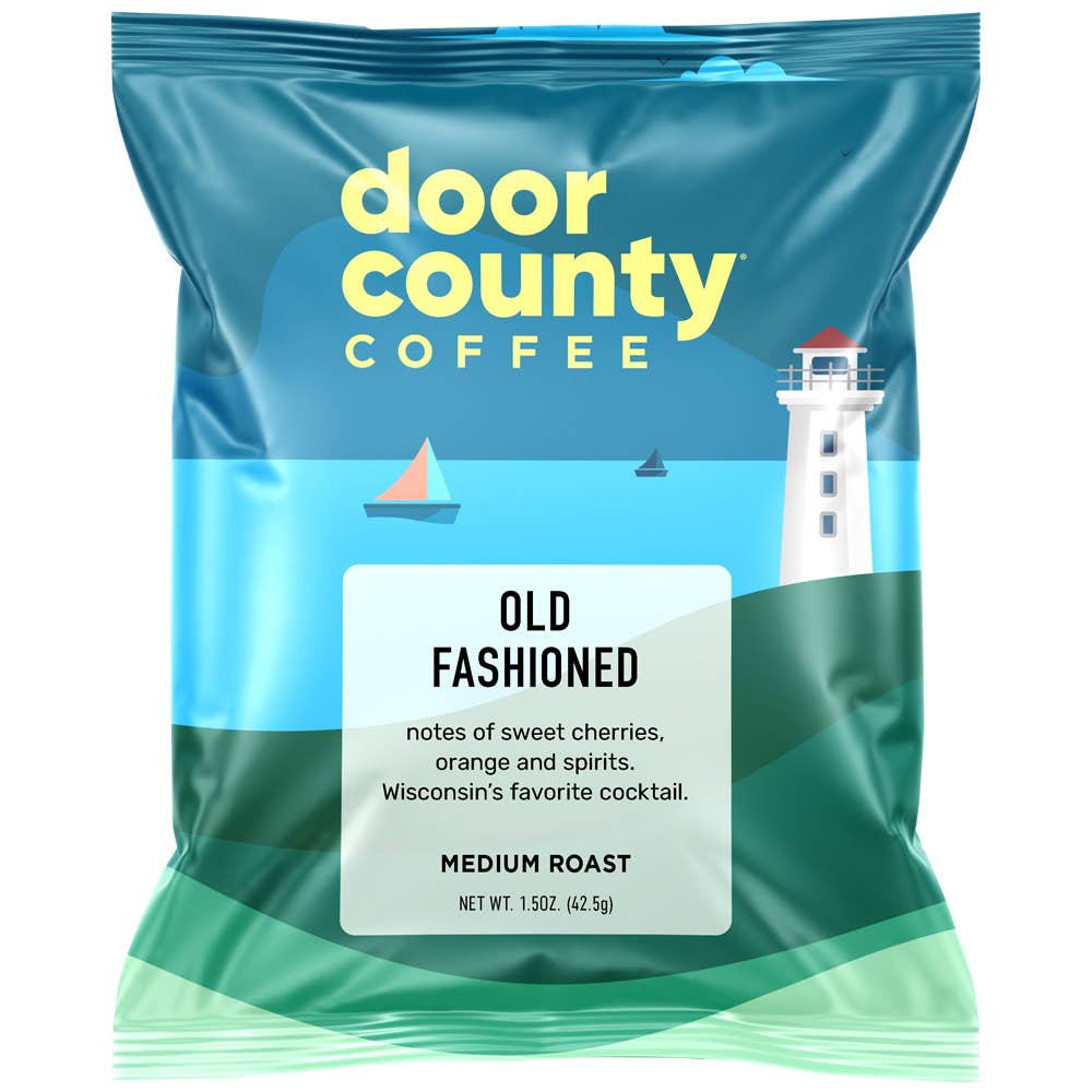 Door County Coffee, 1.5oz Individual Pot Bags & Different Flavors