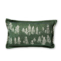 Aspen Lumbar Pillow Green Cotton Christmas: Green / Cover - 80% polyester, 20% woolinsert - cotton, polyfil / Dry clean only