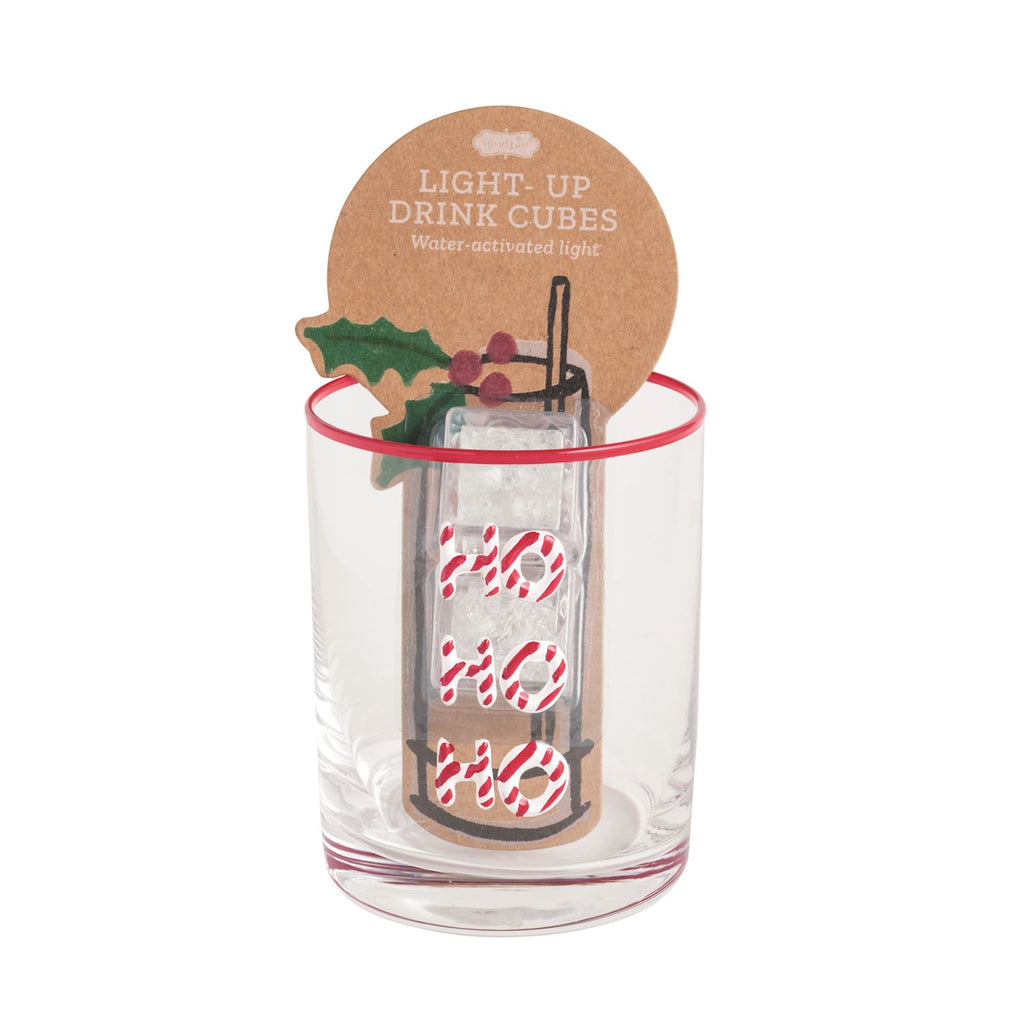 Christmas Light Cube & Glass