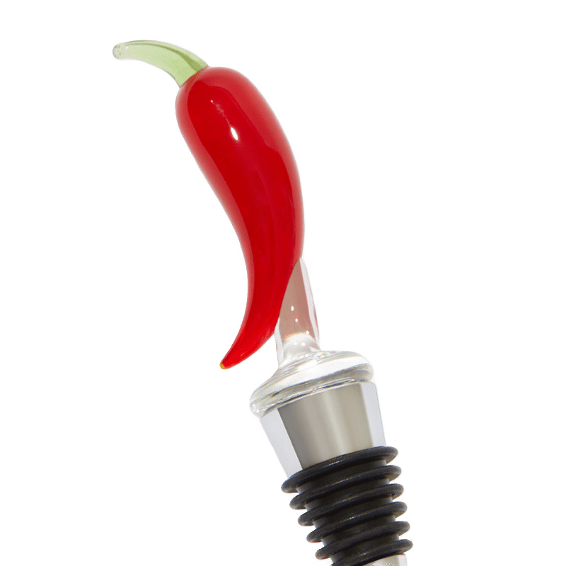 Bottle Stoppers Set of 2 - Lemon & Chili