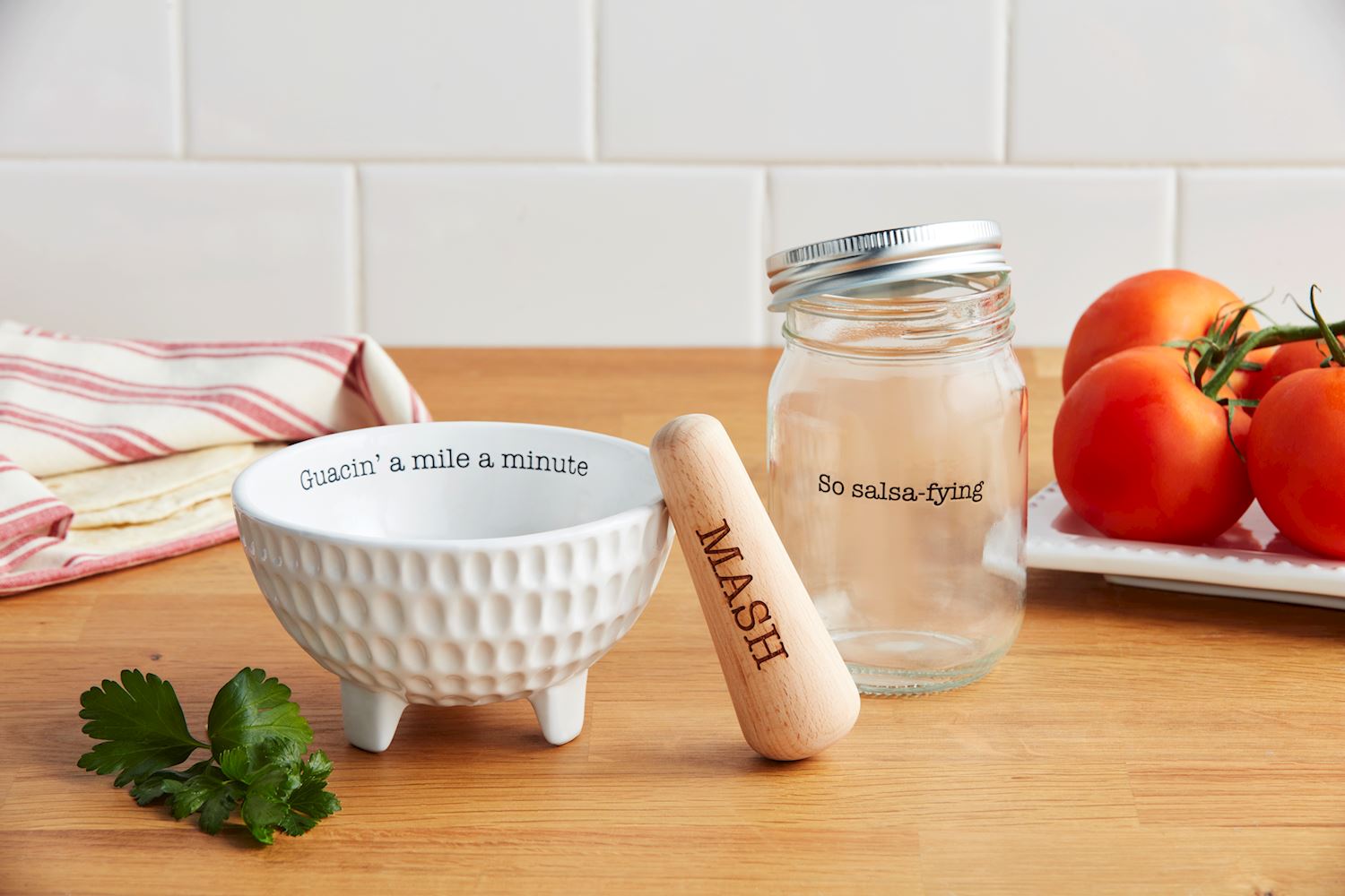 Homemade Salsa & Guac Set