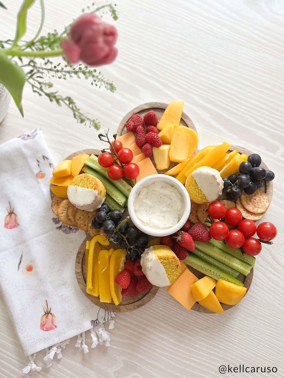 Trellis Pattern Dish Towel Set