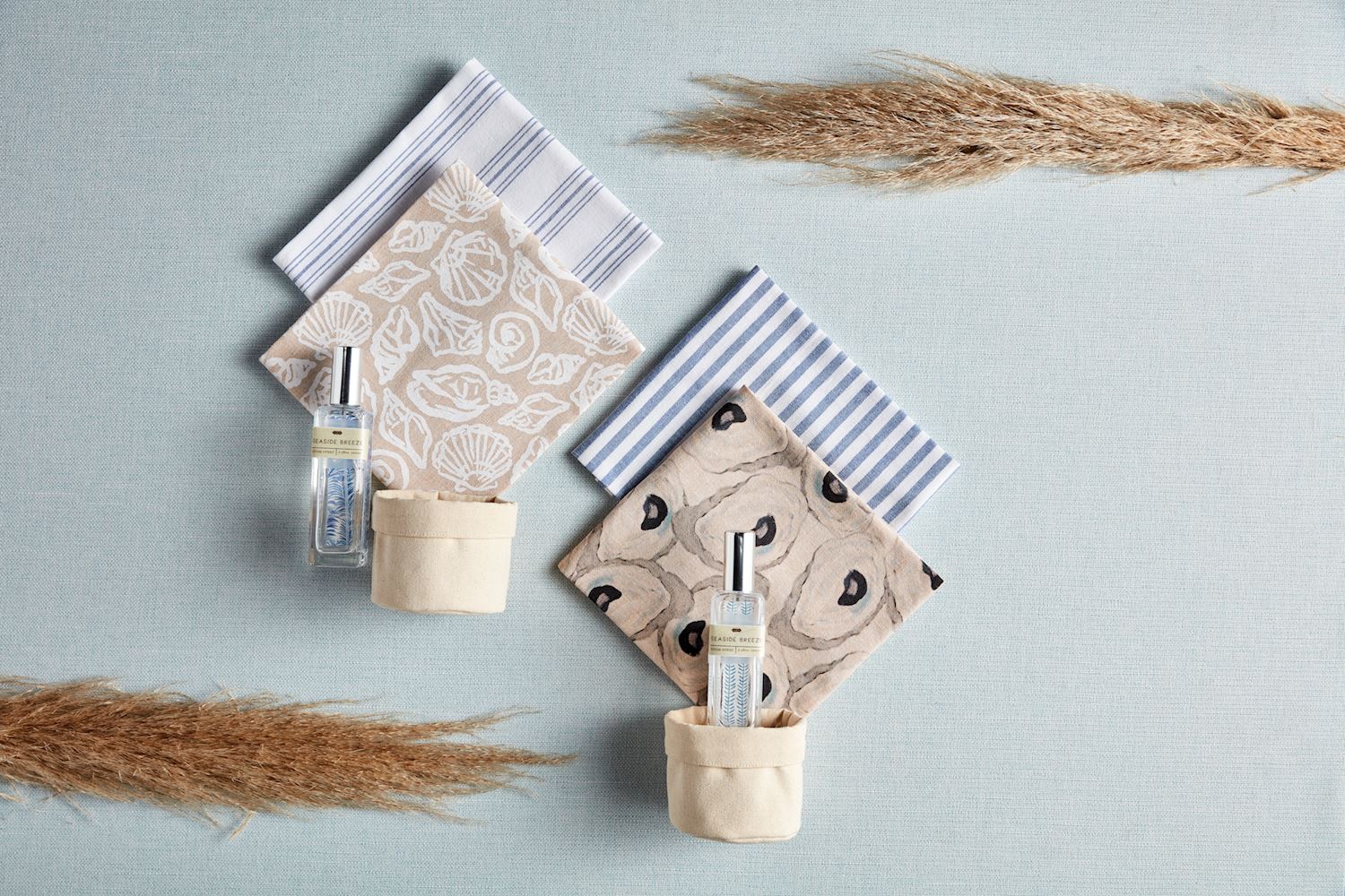 Shell Room Spray Towel Set