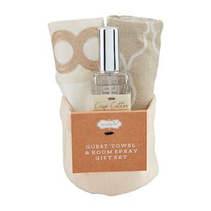 Classic Guest Towel & Room Spray Gift Set