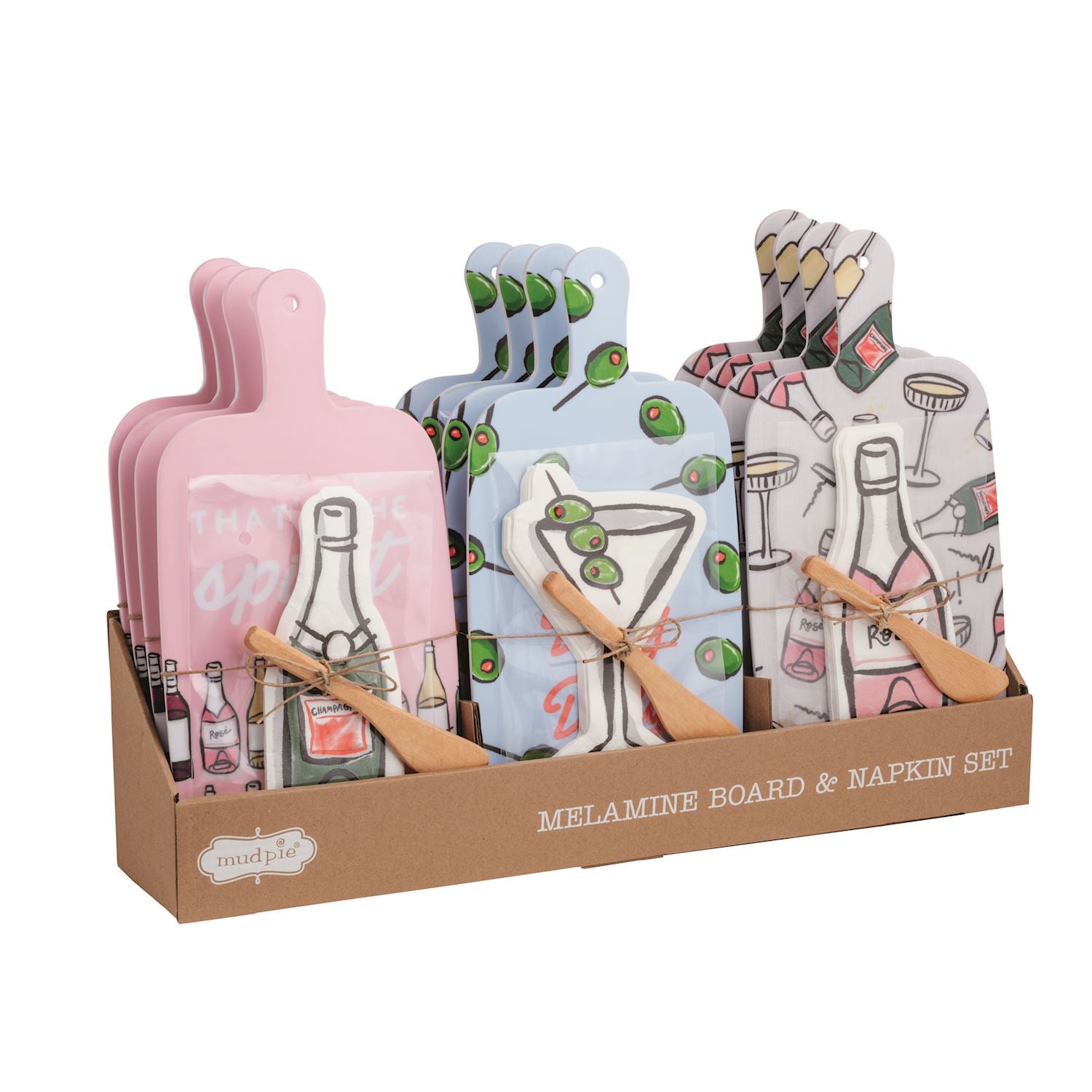 Bar Melamine Board & Napkin Sets