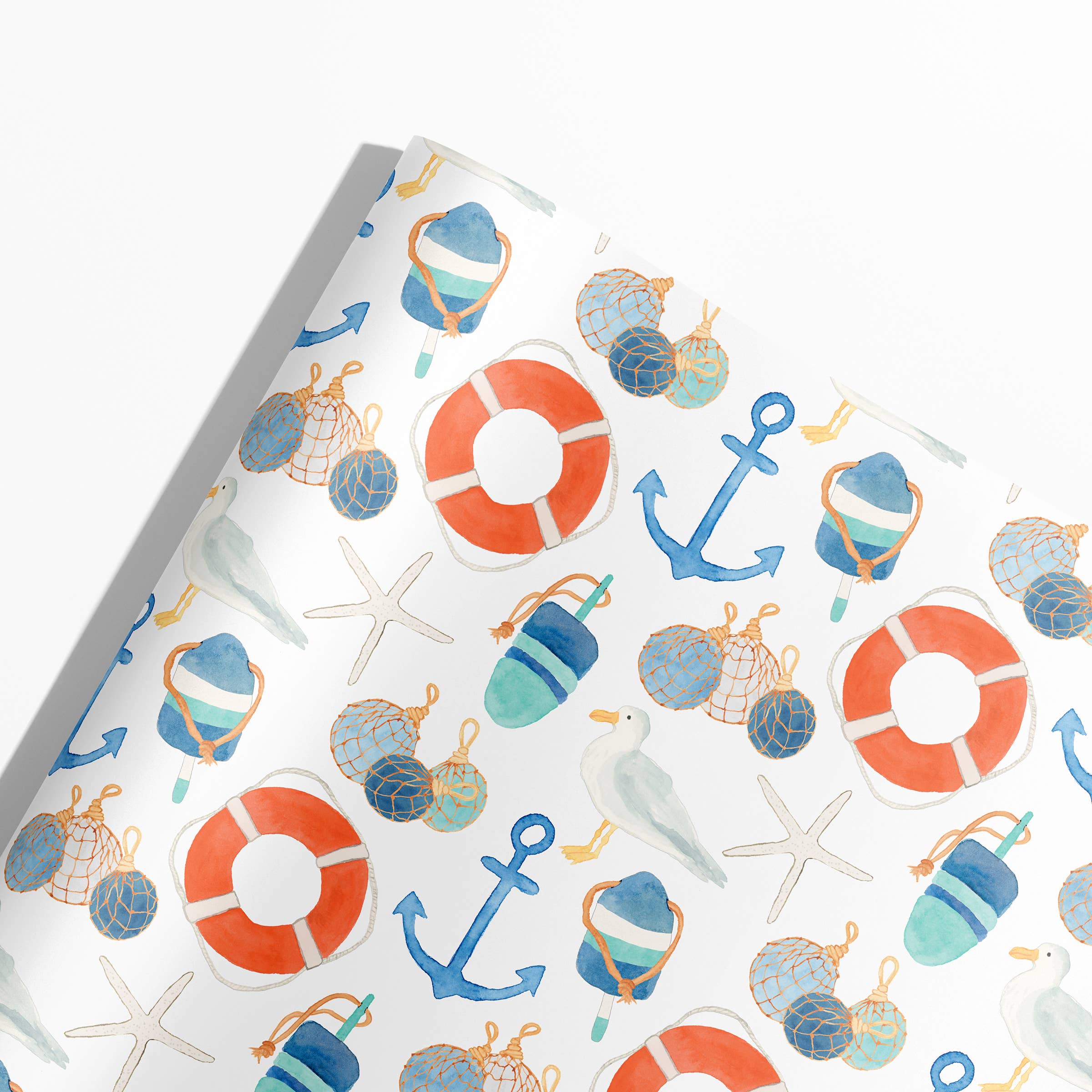 Retro Coastal Gift Wrap