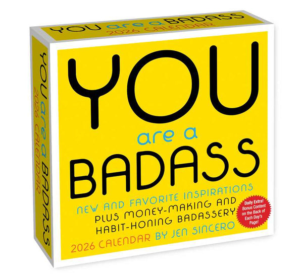 You Are a Badass 2026 Day-to-Day Calendar by Jen  Sincero: Calendar; 640 pages / English