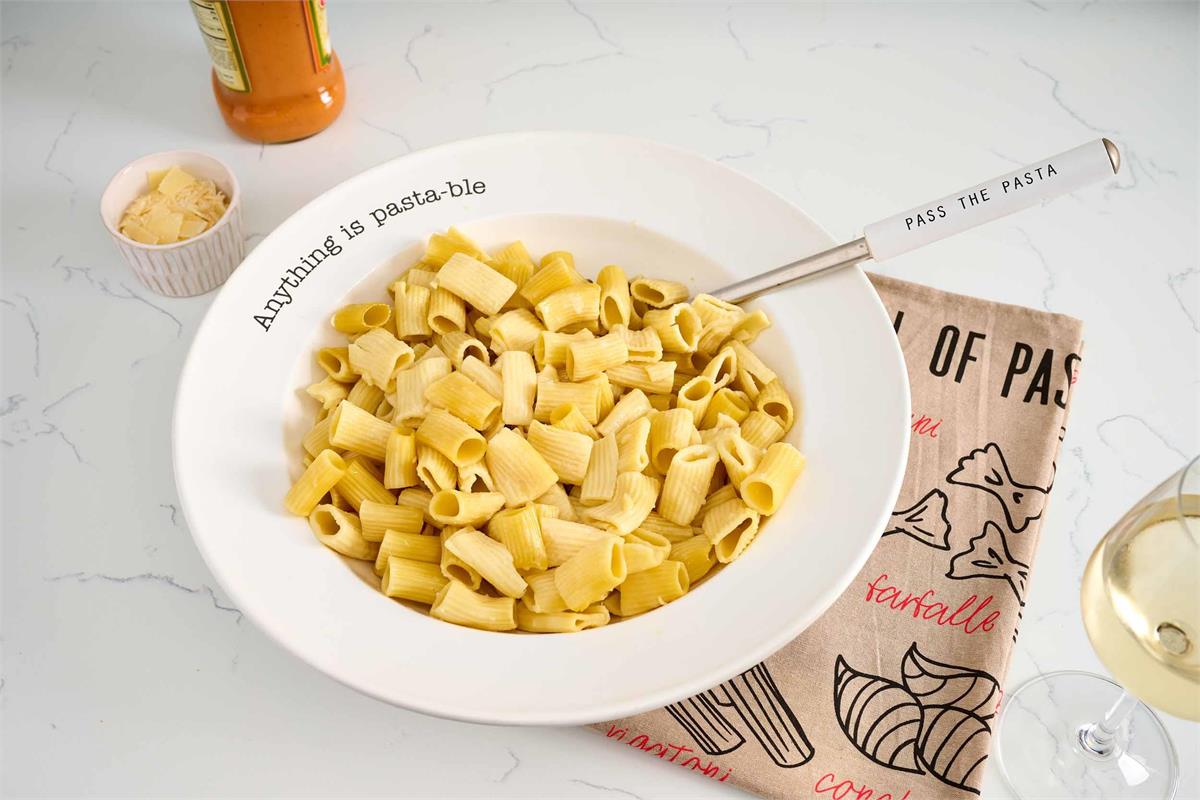 Pasta Bowl & Towel Set