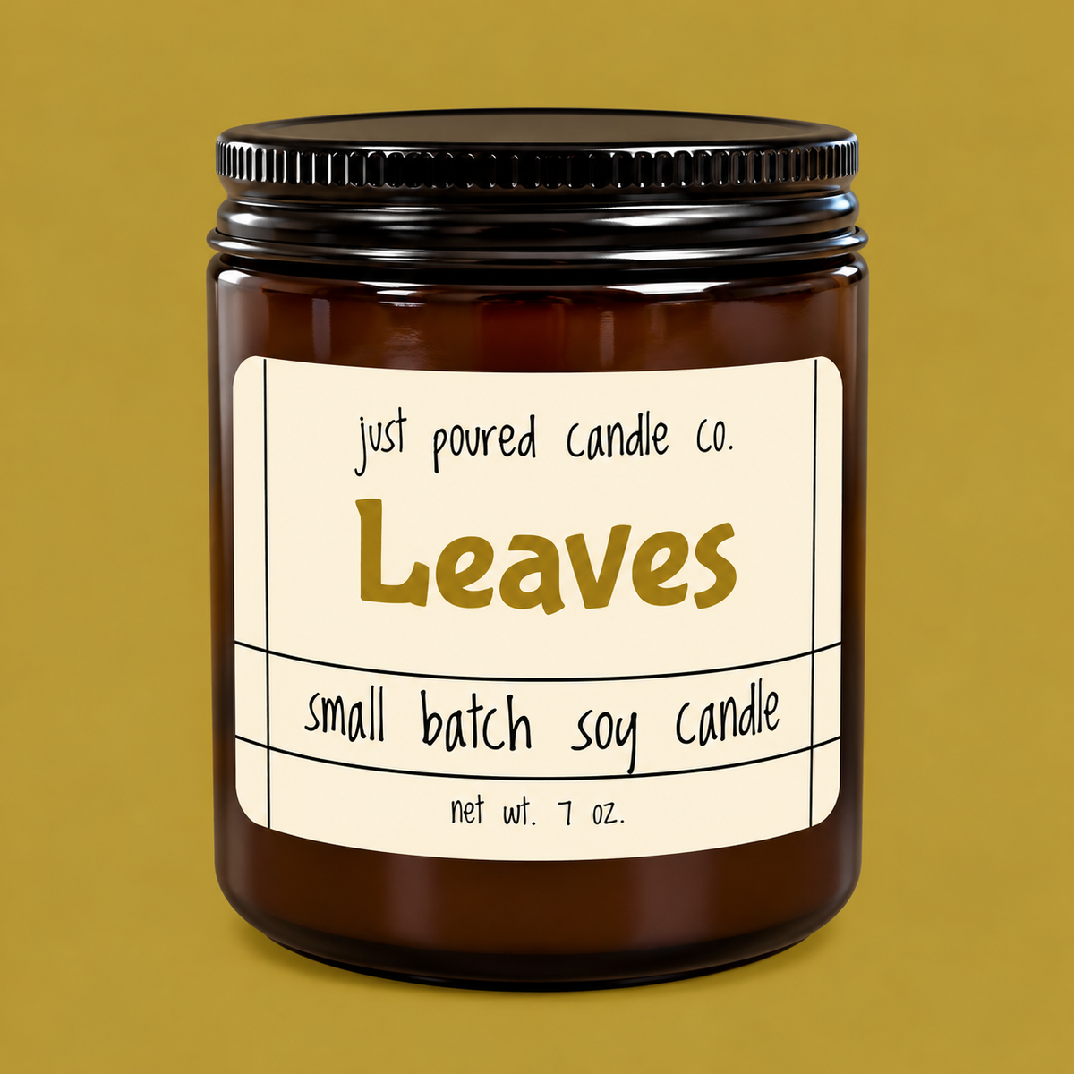Just Poured Candle Co. - 7oz Small Batch Soy Candles