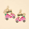 Beaded Earrings–Golf Cart