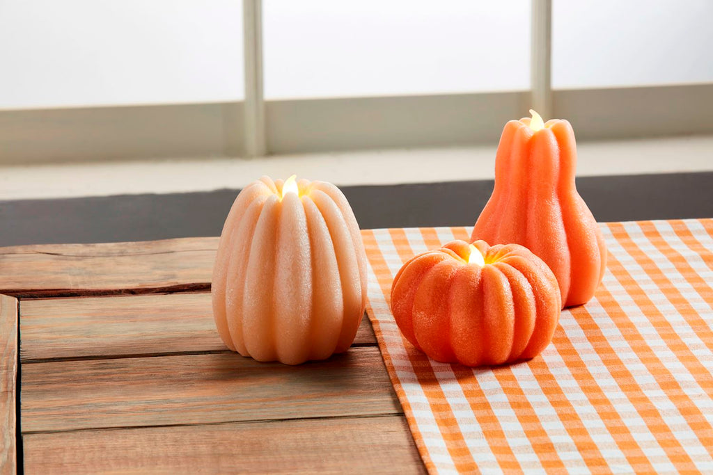 Pumpkin Flameless Candles