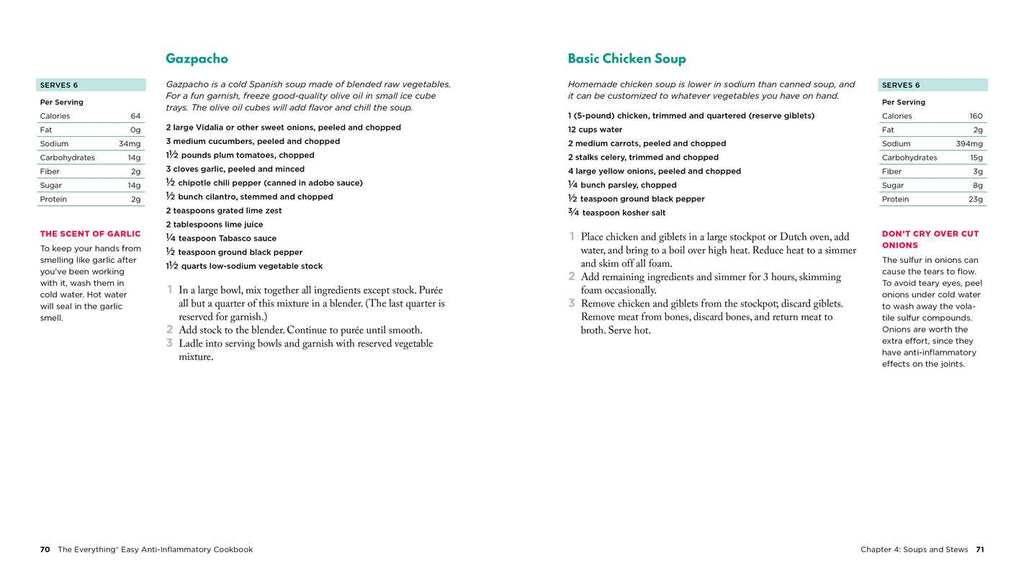 Everything Easy Anti-Inflammatory Cookbook by Emily Weeks: Paperback; 272 pages / English