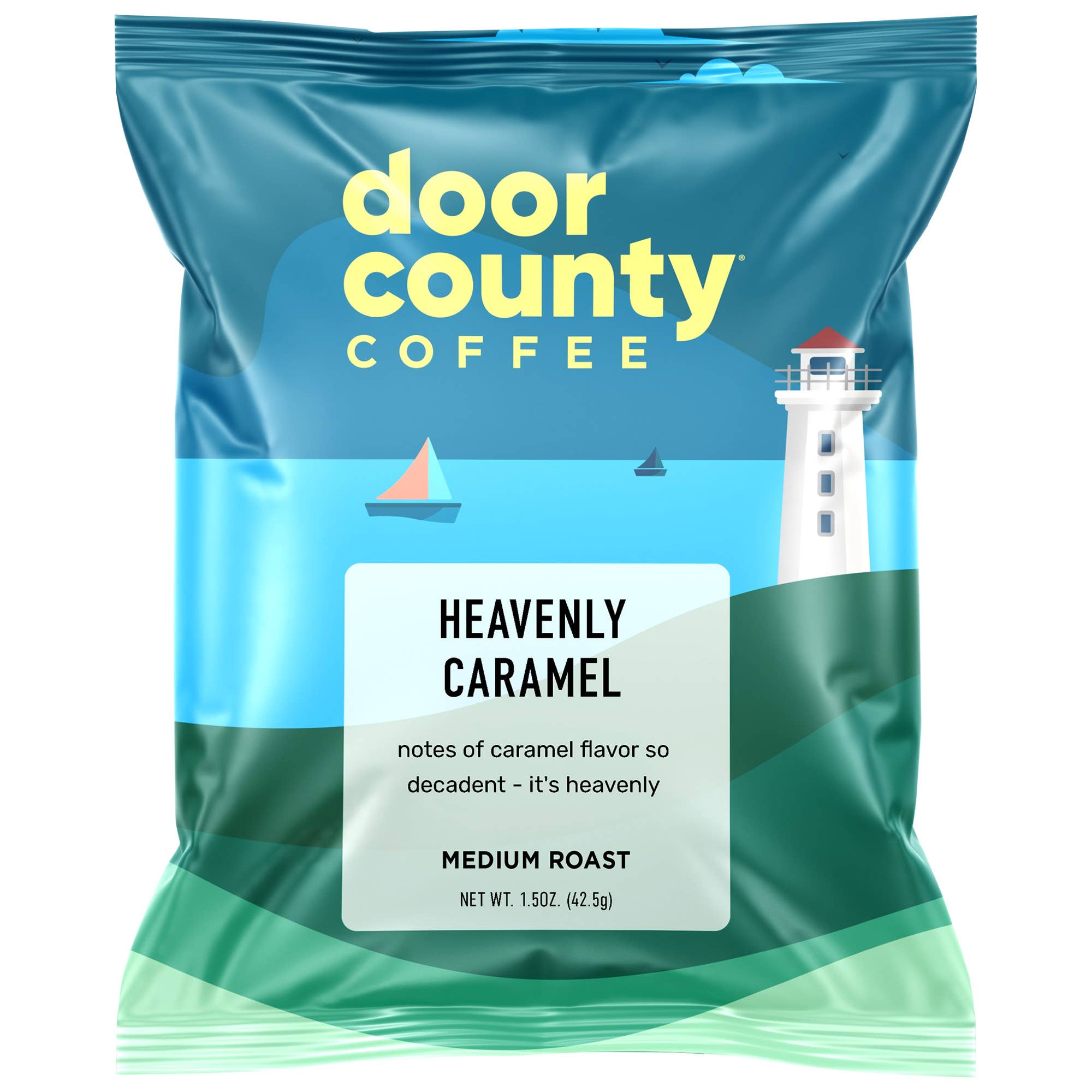 Door County Coffee, 1.5oz Individual Pot Bags & Different Flavors