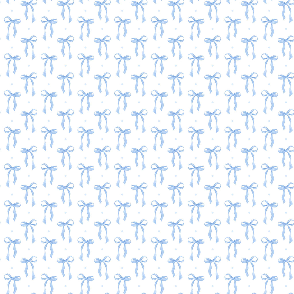 Bottle Wrap Blue Bows - Prosecco Collection