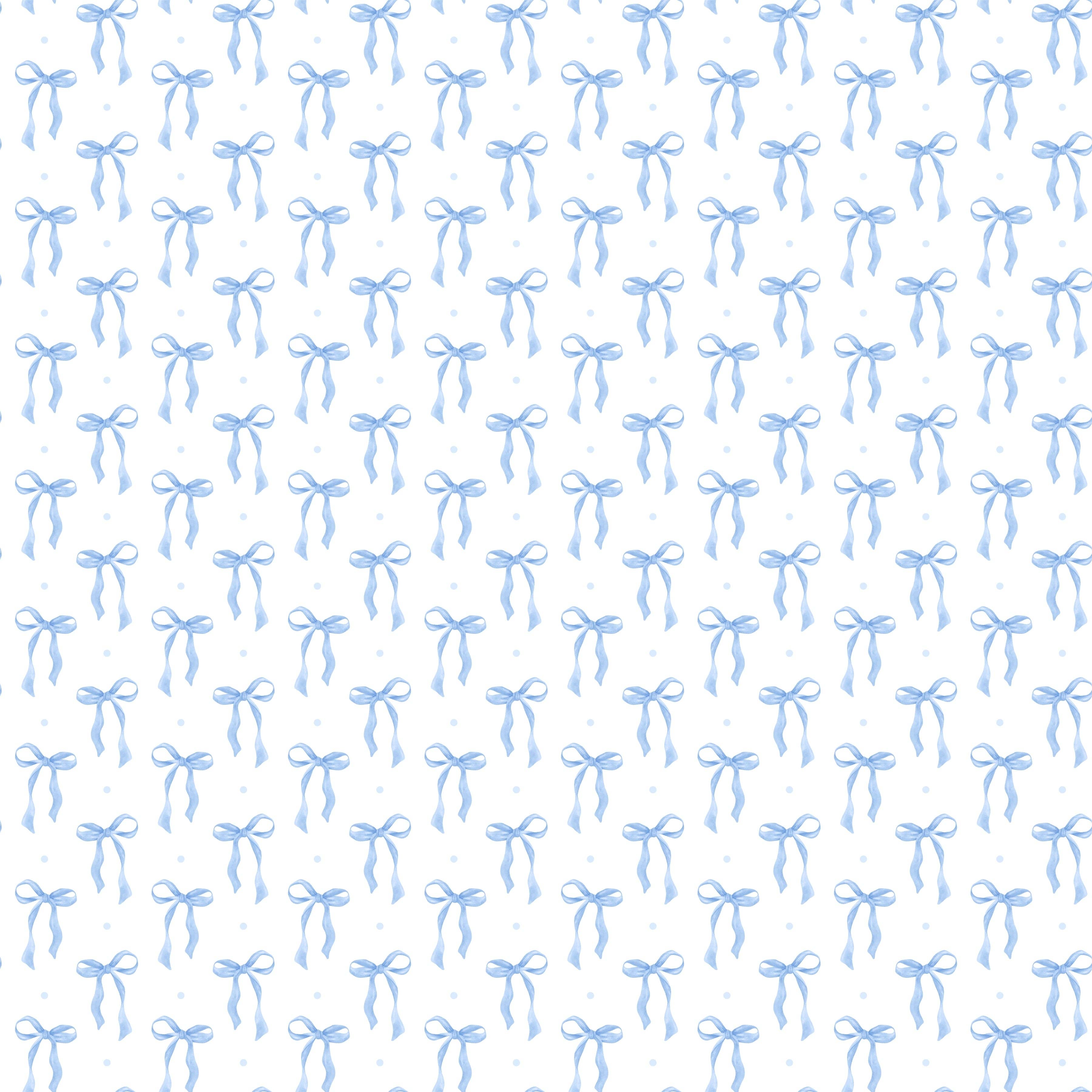 Bottle Wrap Blue Bows - Prosecco Collection