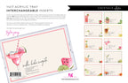 Interchangeable Tray Inserts - Cocktails Set of 10